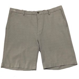 Greg Norman Gray Plaid Golf Shorts~Side Pockets~2 Back Pockets
